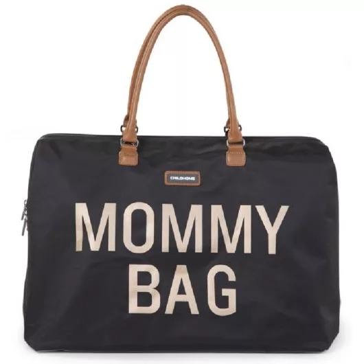 Childhome Torba Mommy Bag Czarno-Złota