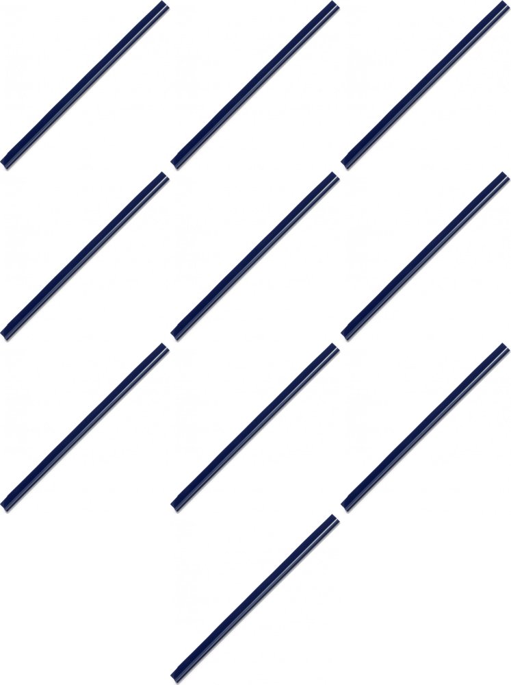 10x Listwa wsuwana Durable, 3mm, do 30 kartek, 1 sztuka granatowy