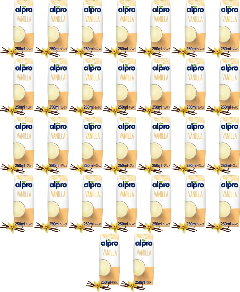 32x Napój sojowy Alpro, o smaku waniliowym, 250ml