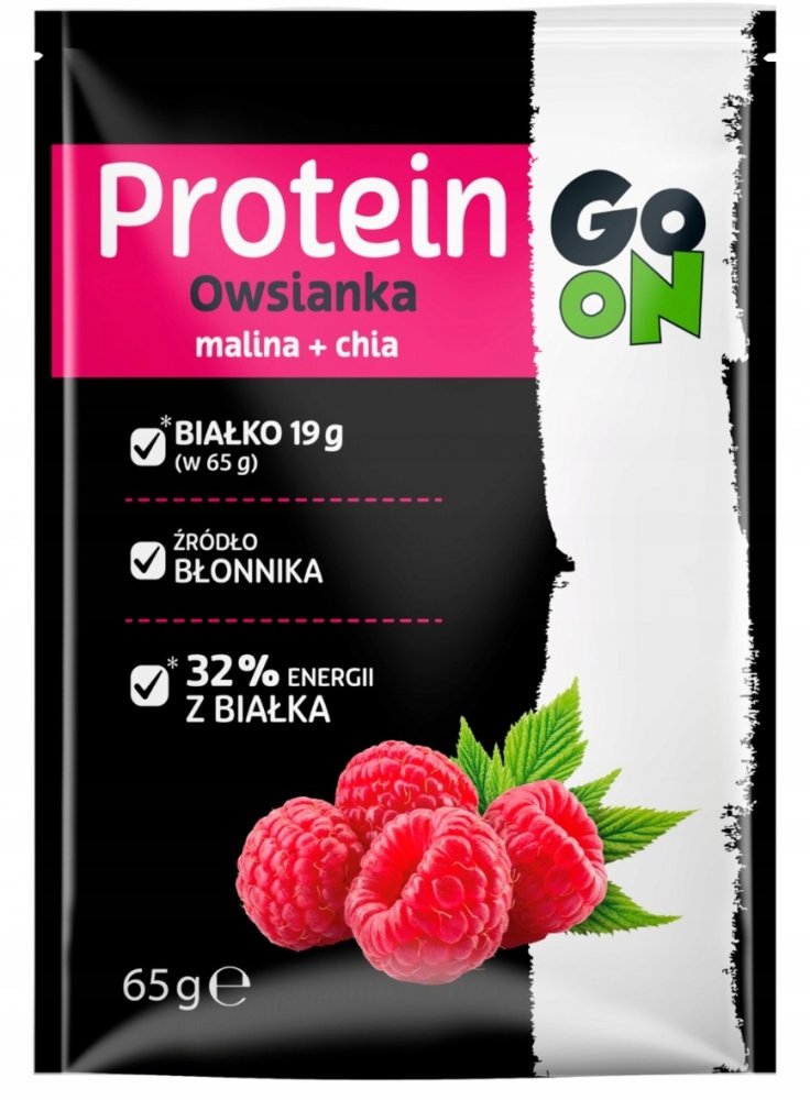 Owsianka proteinowa Sante Go On, malina i chia, 65g