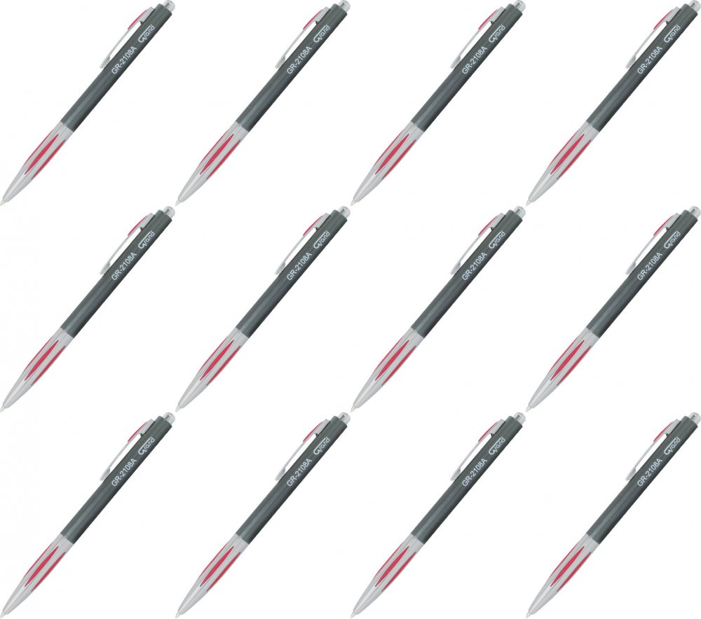 12x Długopis automatyczny Grand GR-2108A, 0.7mm, niebieski