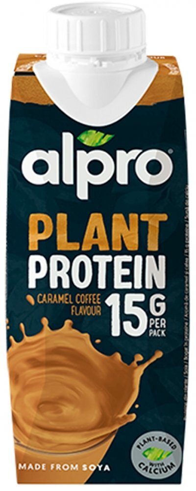 Outlet: WAŻNY DO 2025-06-16 Napój sojowy wysokobiałkowy Alpro High Protein, o smaku karmelu i kawy, 250ml