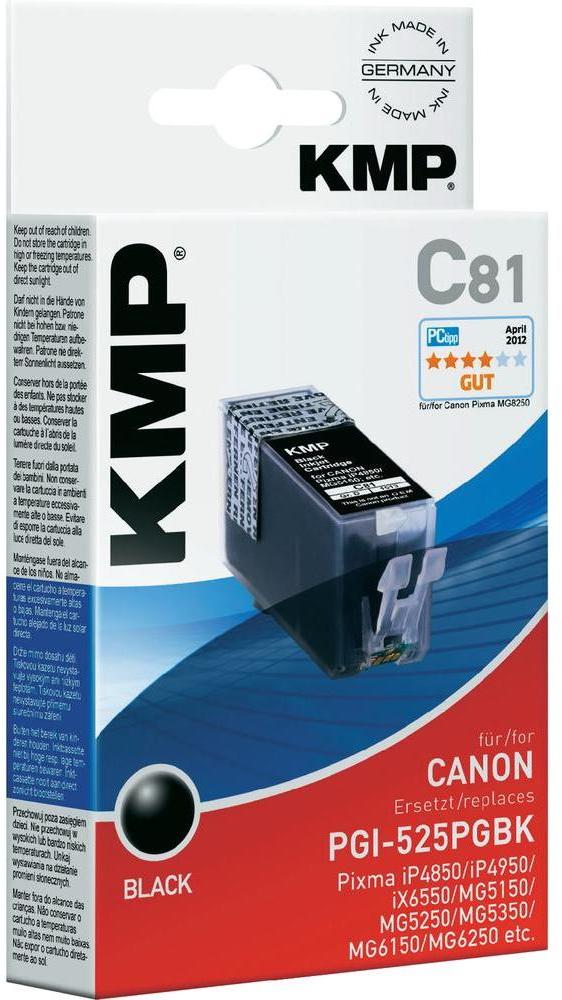 Tusz KMP C81 (PGI-525PGBK), 19ml, black (czarny)