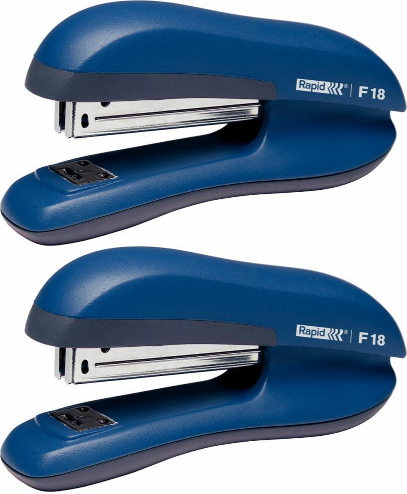 2x Zszywacz Rapid F18, do 30 kartek, niebieski