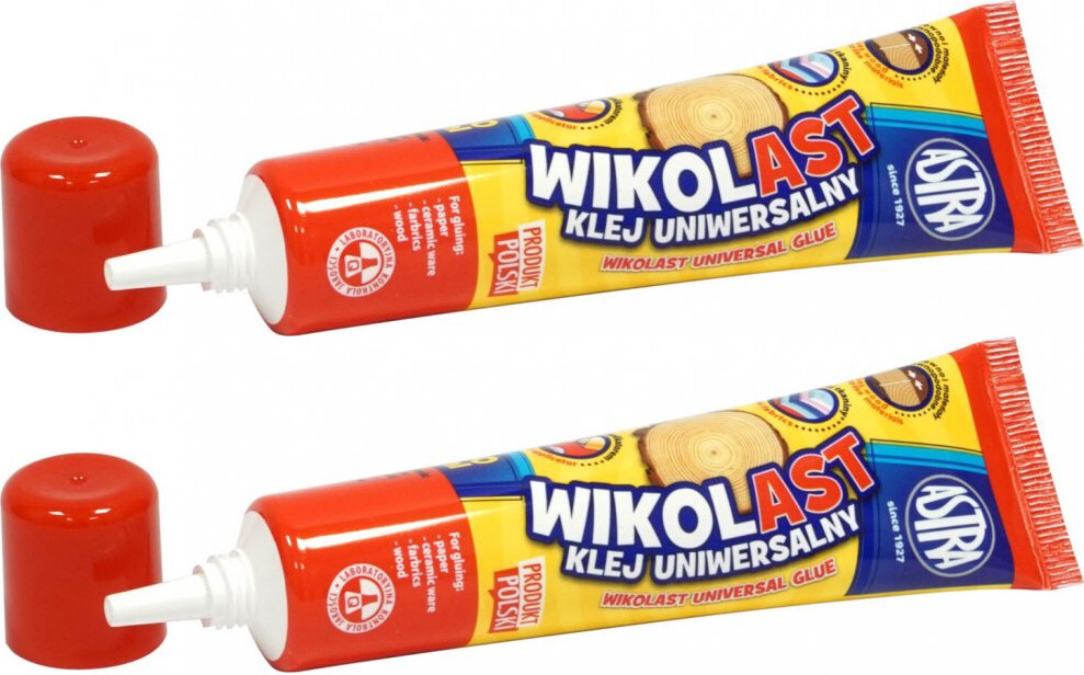 2x Klej uniwersalny Astra Wikolast, PVA, tuba, 40ml