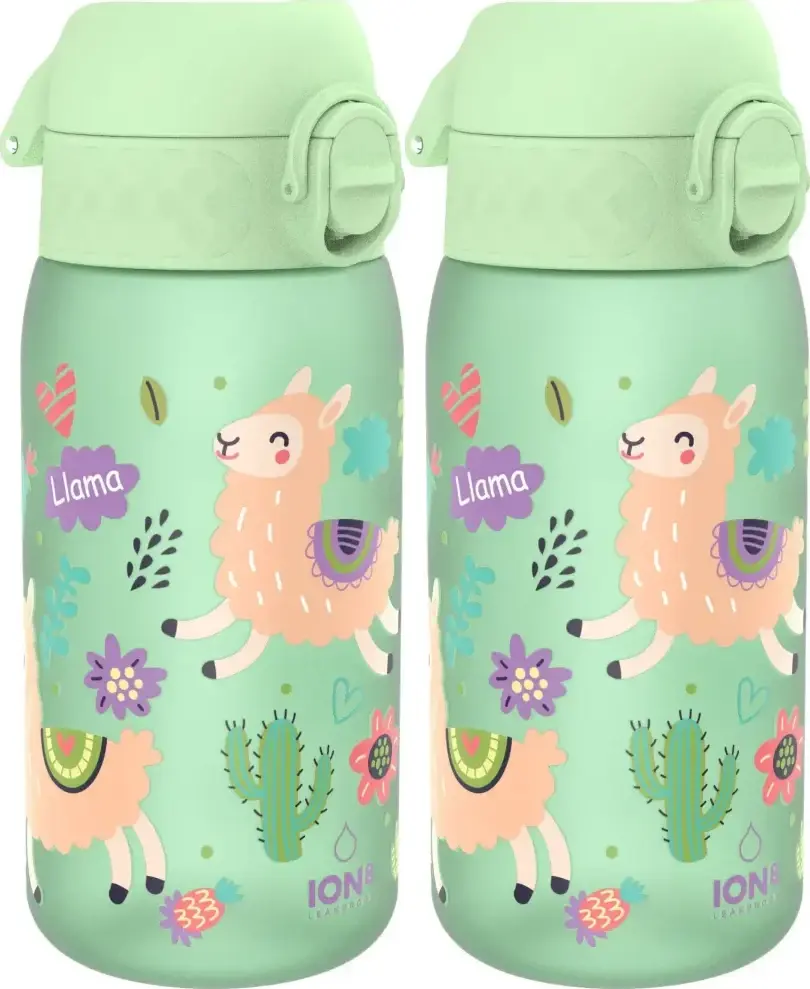 2x Bidon ION8 Lama, recyclon/tritan, 350ml, zielony