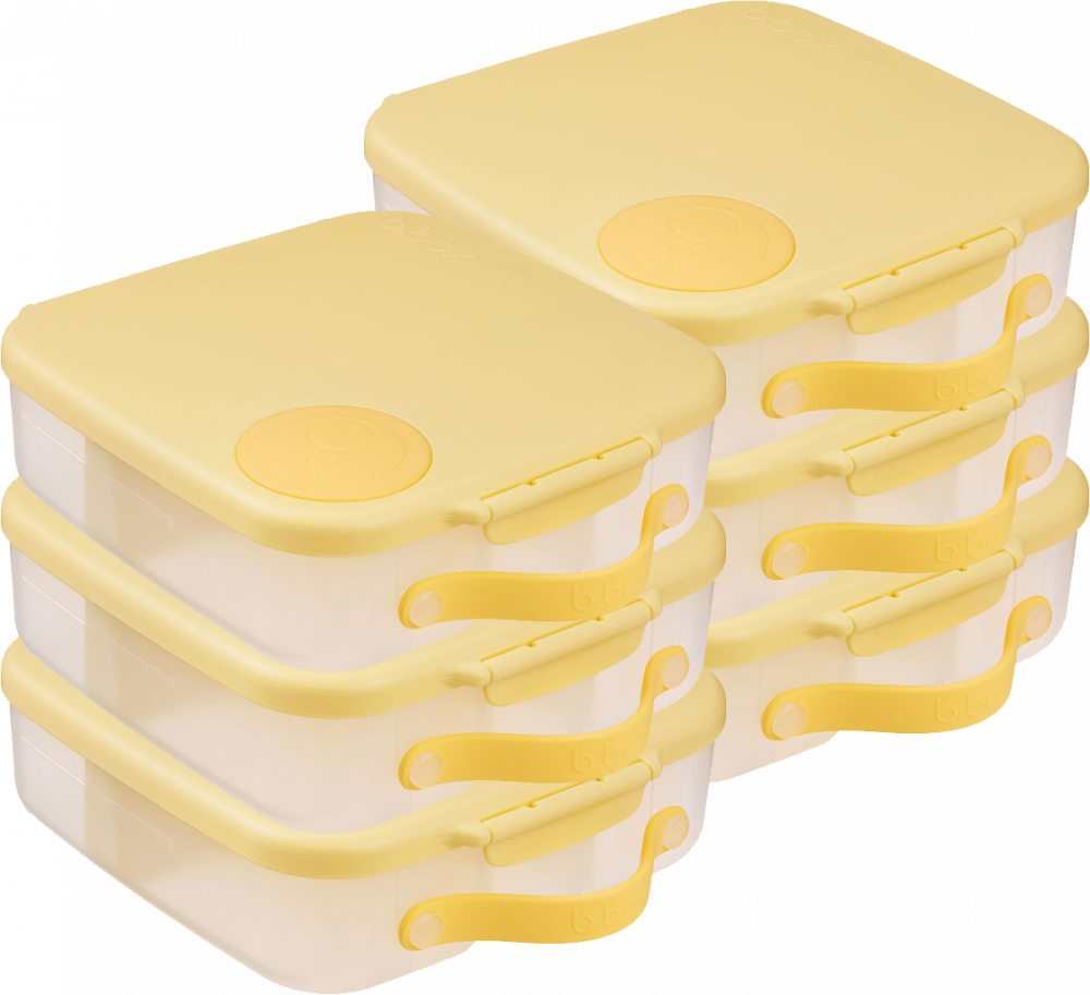 6x Lunchbox B.Box, z wkładem chłodzącym, 2l, Lemon Twist