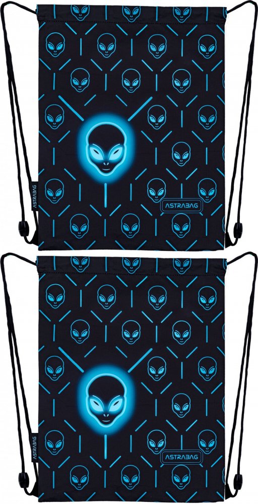 2x Worek na buty Astra Astrabag Neon UFO AD1, 40x33cm