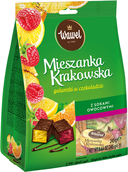Cukierki mieszanka Krakowska Wawel, 245g
