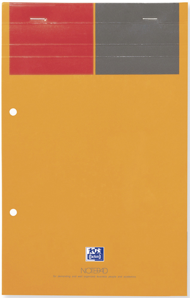 Blok biurowy w linie Oxford International Notepad, A4+, 80 kartek