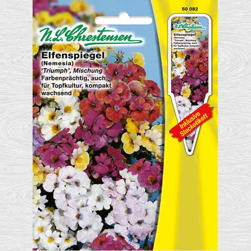 1 pac, Nemesia strumosa Triumph, mix multicolor - Semințe: Mod de ambalare: 1 pac
