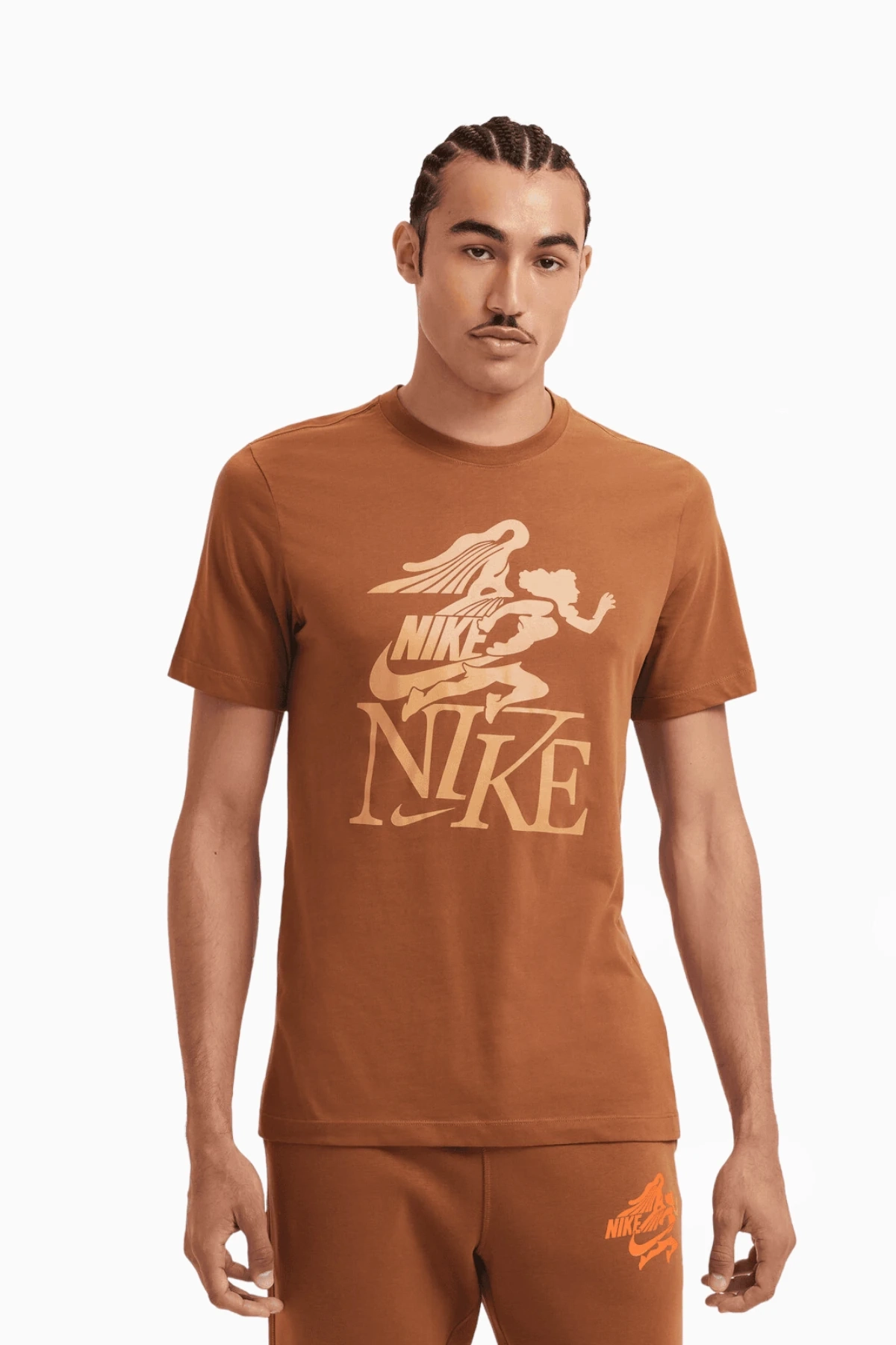Koszulka Nike Sportswear Club - Brązowy