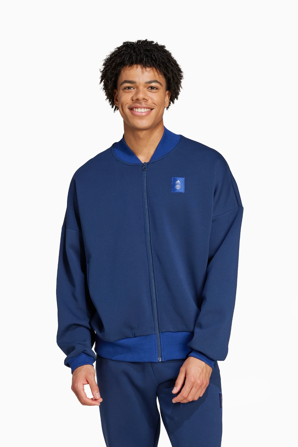 Bluza adidas Manchester United 24/25 Seasonal Track Top - Granatowy