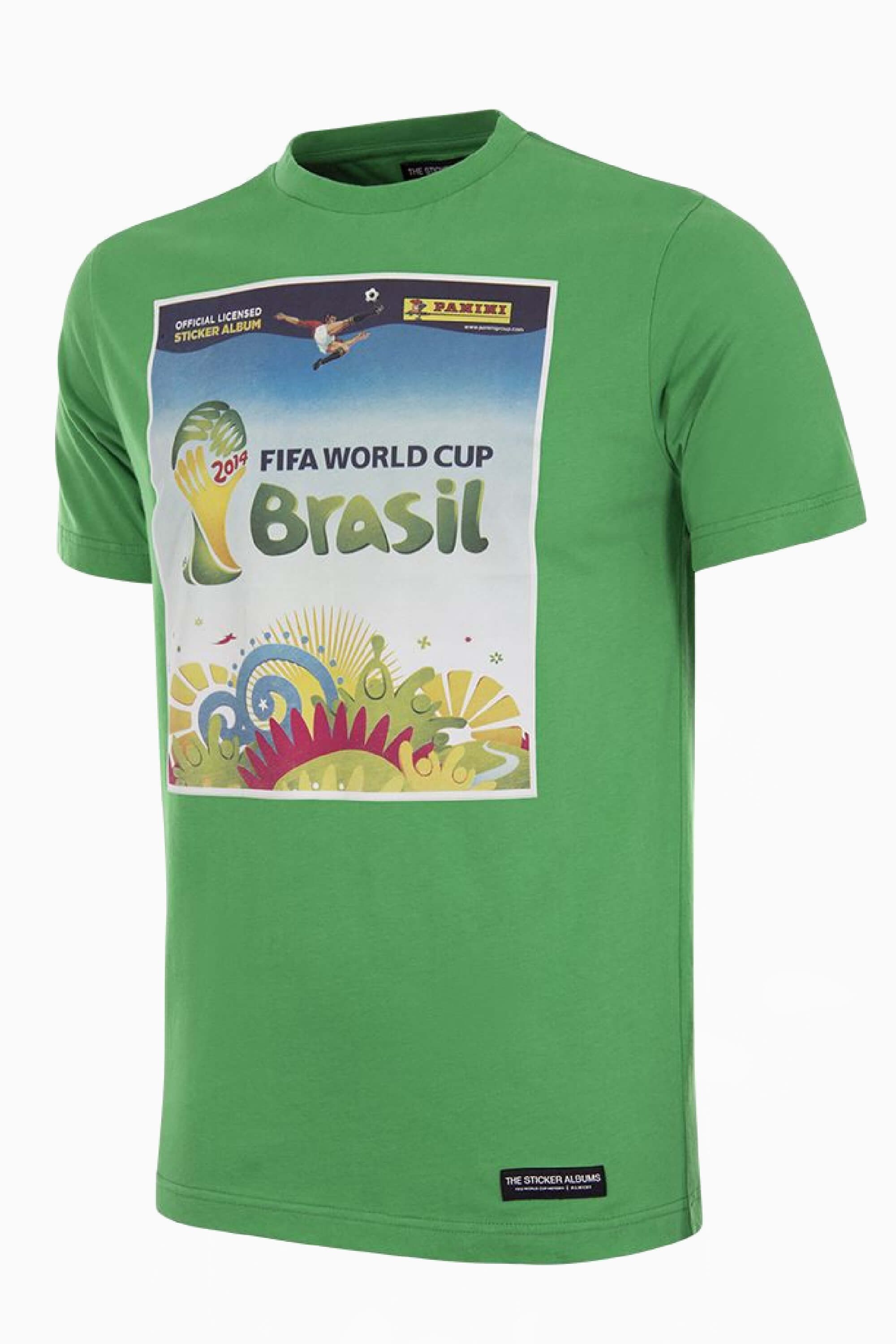 Koszulka Retro COPA Panini Brazil 2014 World Cup - Zielony