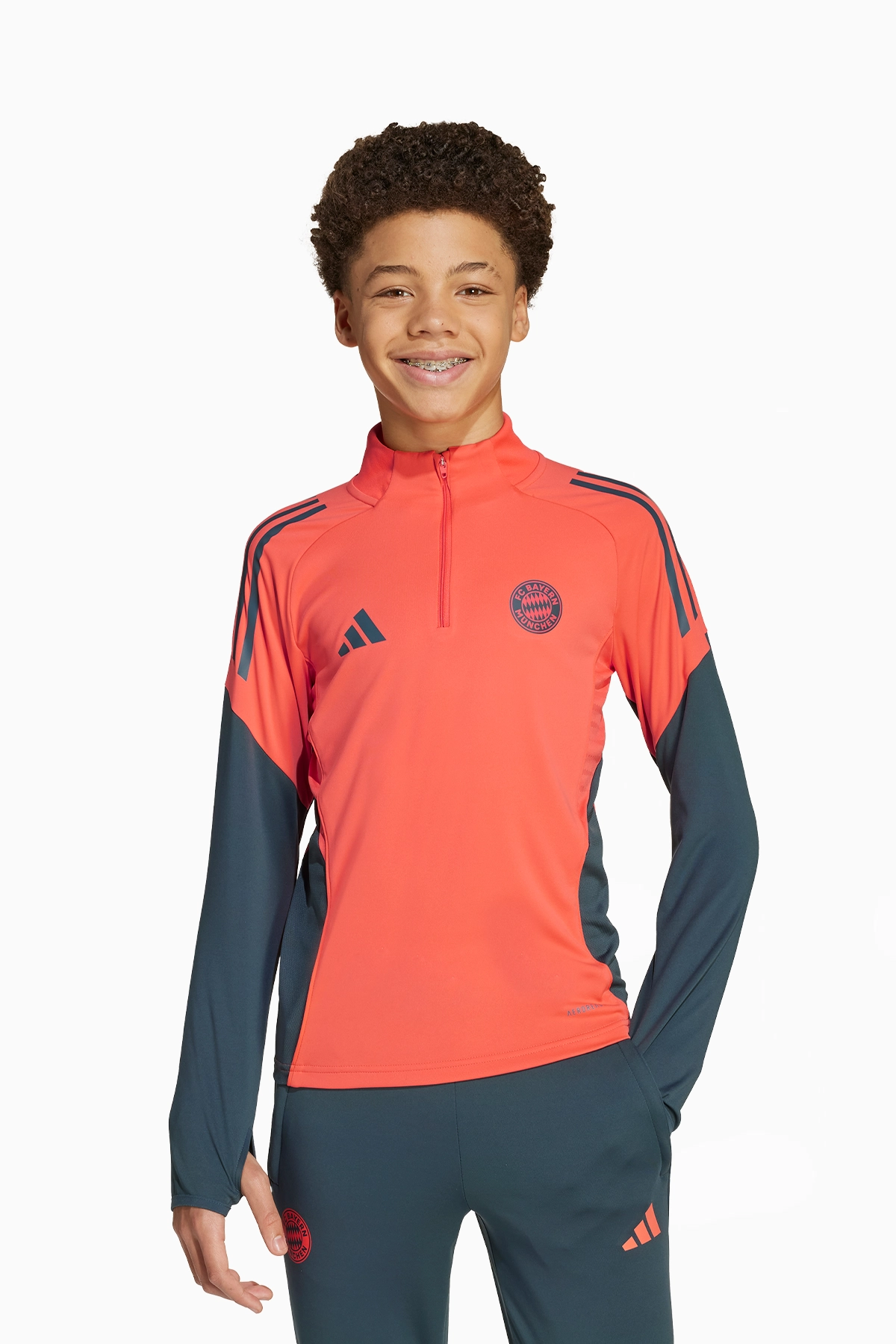 Bluza adidas FC Bayern 25/26 Training Top Junior - Pomarańczowy