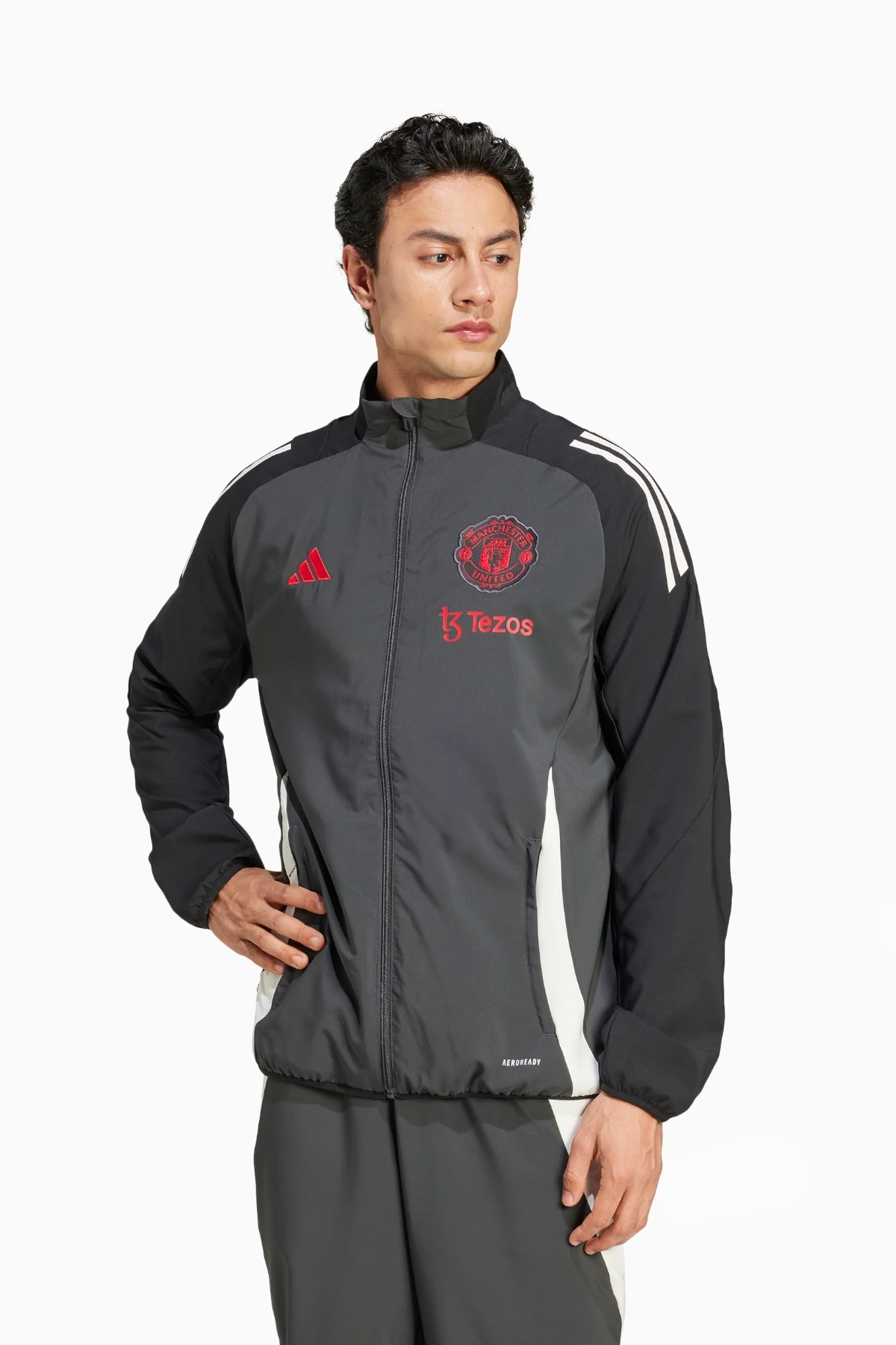 Bluza adidas Manchester United 24/25 Presentation - Szary