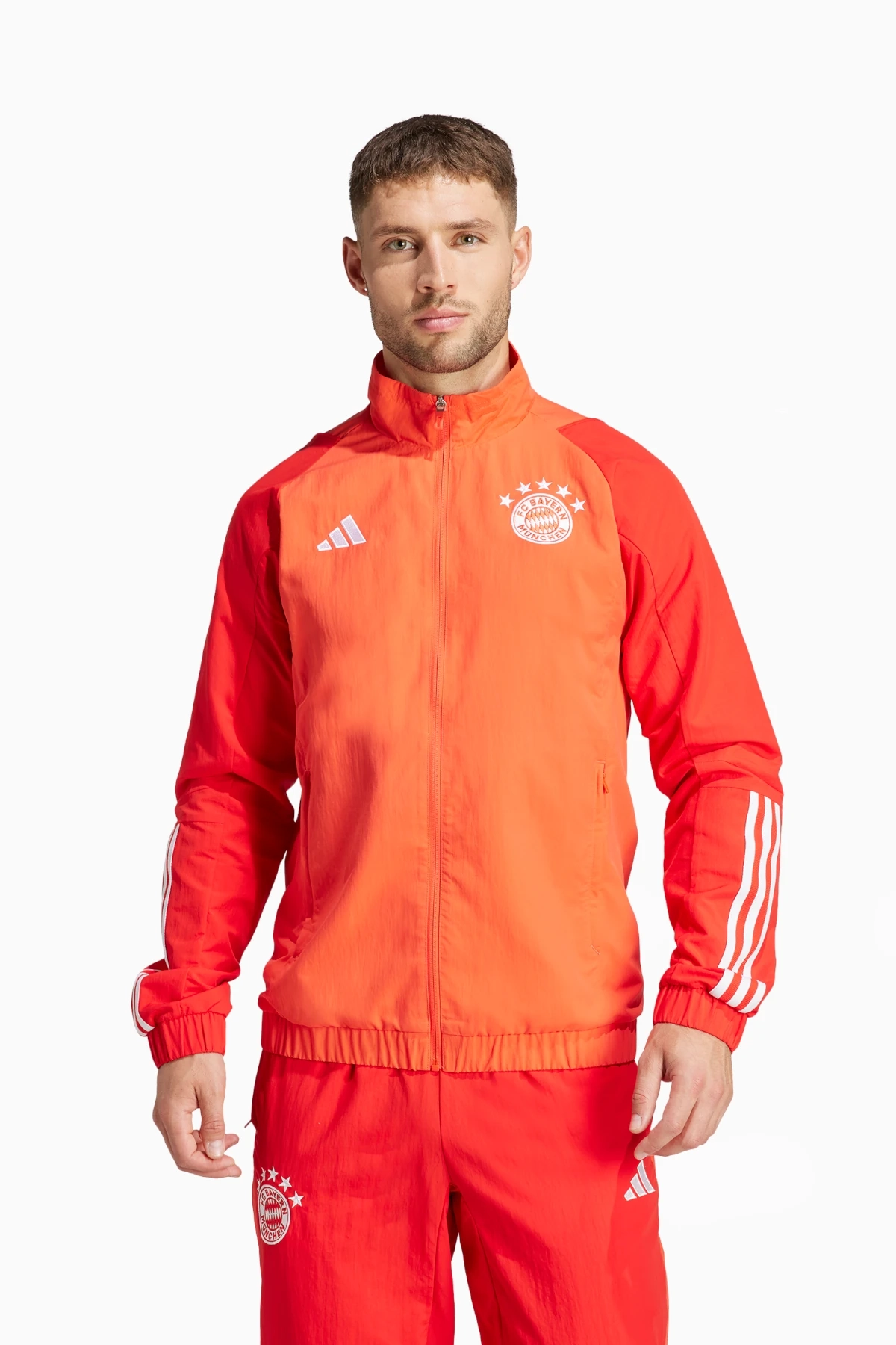 Bluza adidas FC Bayern 23/24 Presentation - Czerwony