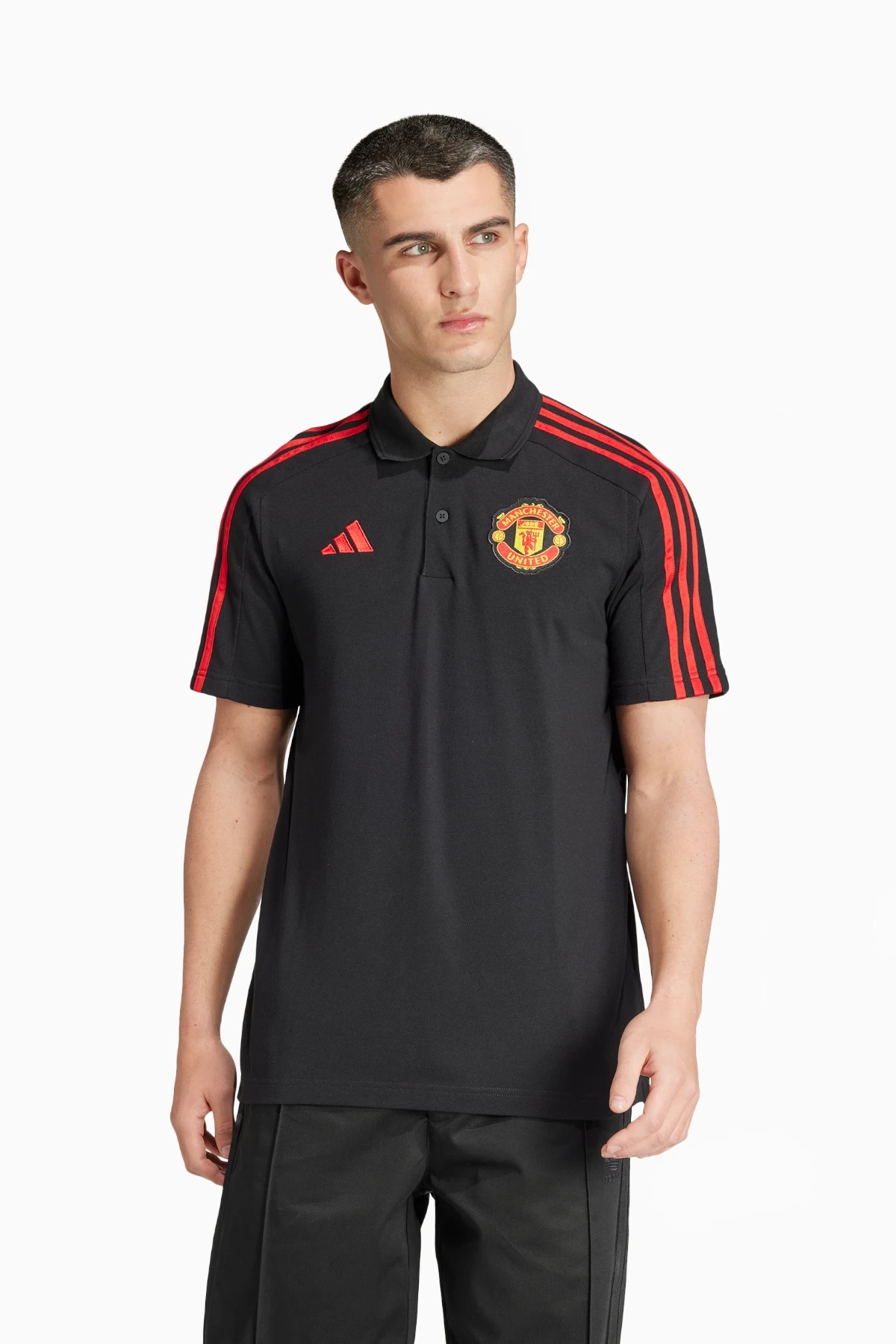 Koszulka adidas Manchester United 24/25 DNA Polo - Czarny