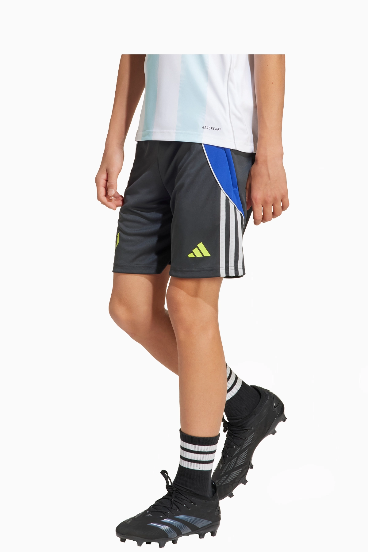 Spodenki adidas Messi Training Junior - Szary