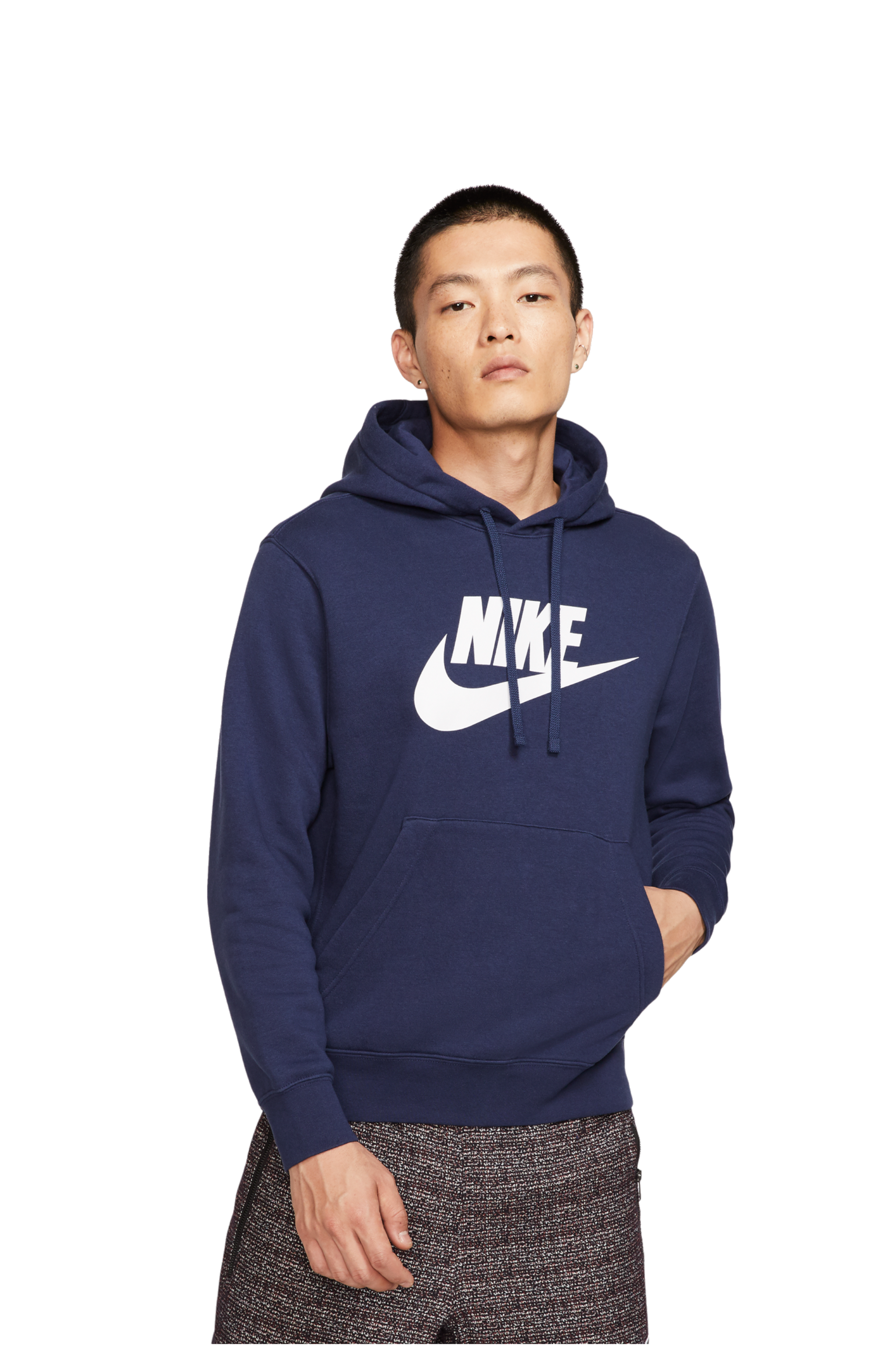 Bluza z kapturem Nike Sportswear Club Fleece - Granatowy