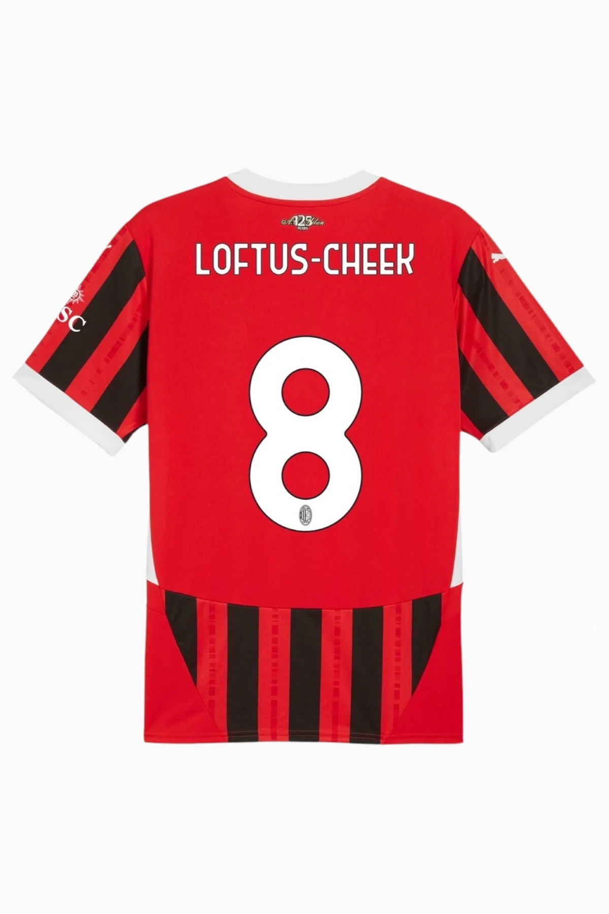 Koszulka Puma Loftus-Cheek 8 AC Milan 24/25 Domowa Replica