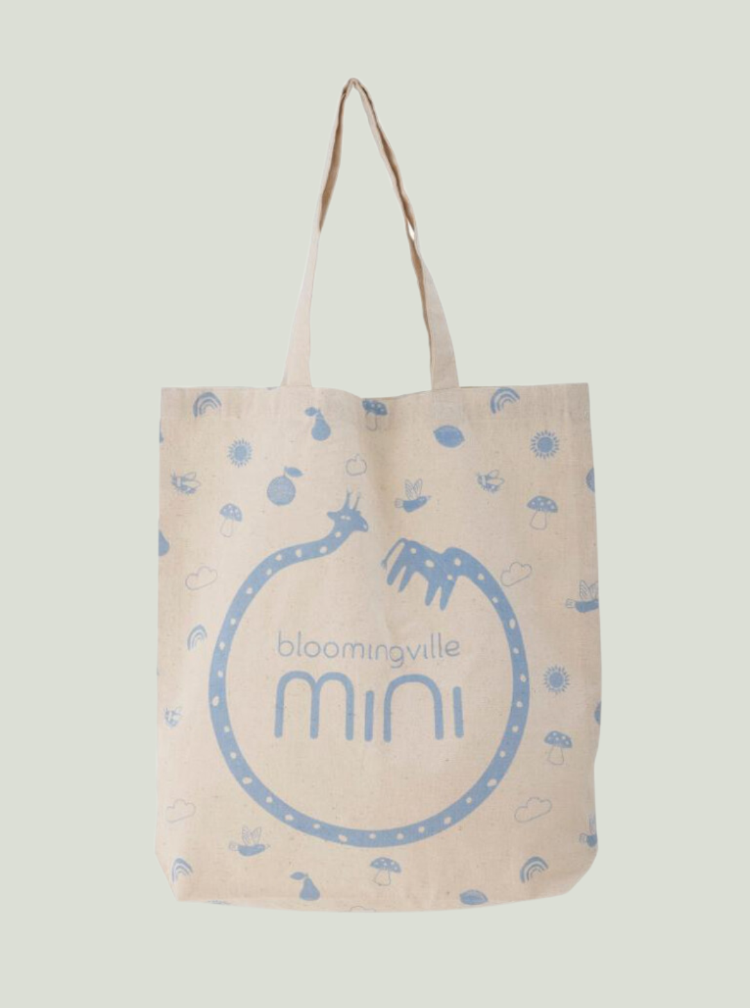 Torba typu Tote, niebieska, bawełniana Bloomingville MINI