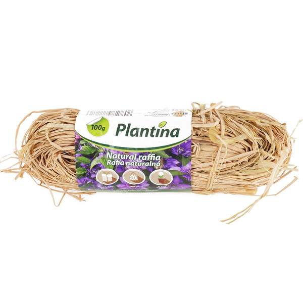 Rafia naturalna 100g Do dekoracji, ogrodu