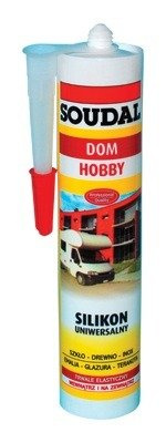 Silikon Uniwersalny Bezbarwny Soudal 280ml