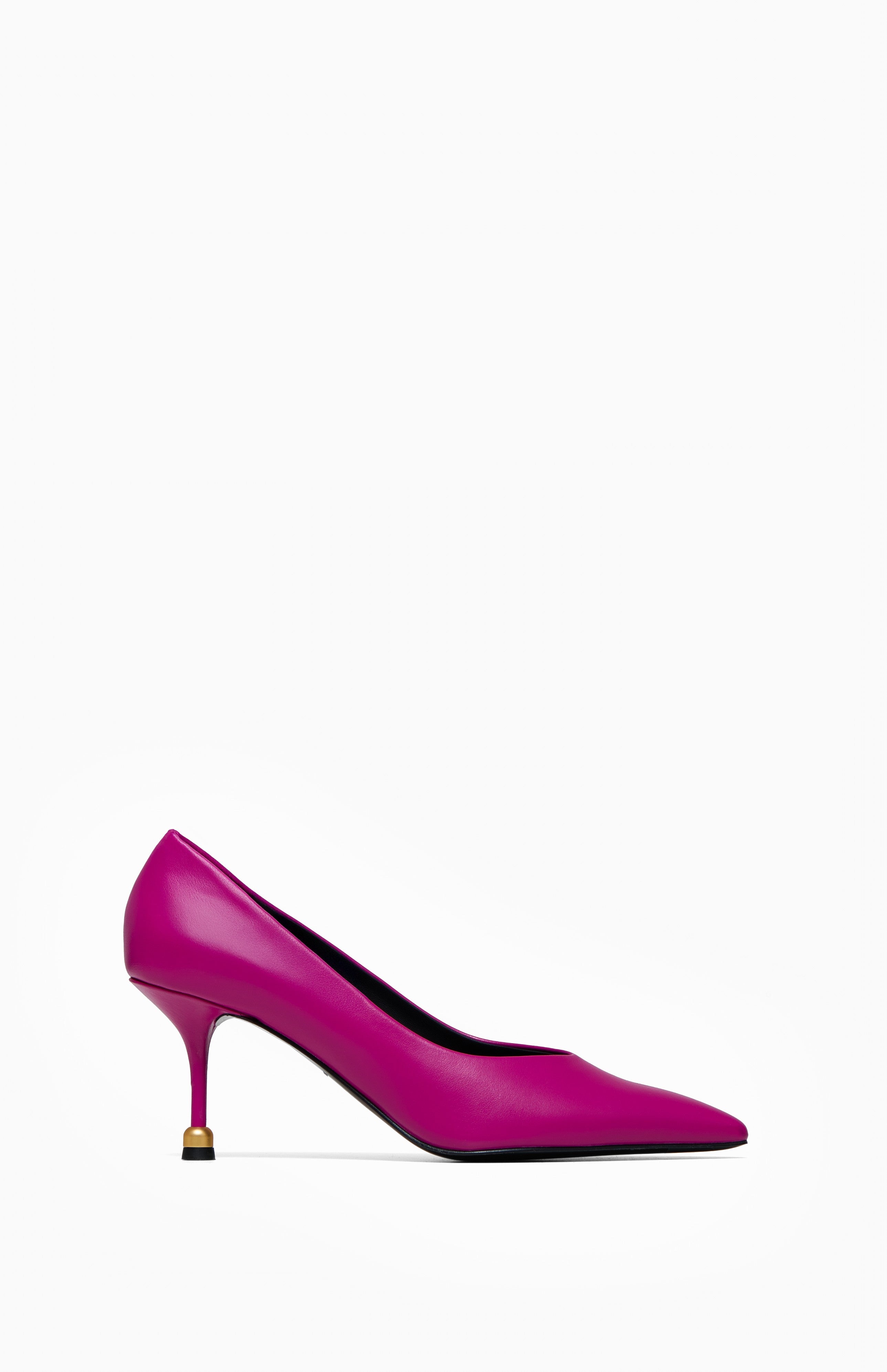 Czółenka na obcasie POLA WILD FUCHSIA 40 - Vanda Novak