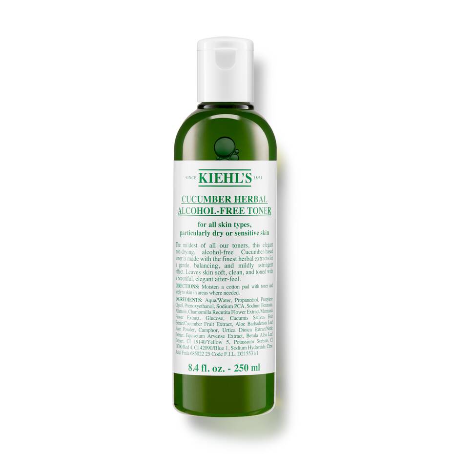 Kiehl's Cucumber Herbal Alcohol-Free Toner - Bezalkoholowy tonik do cery suchej i wrażliwej 250 ml Butelka