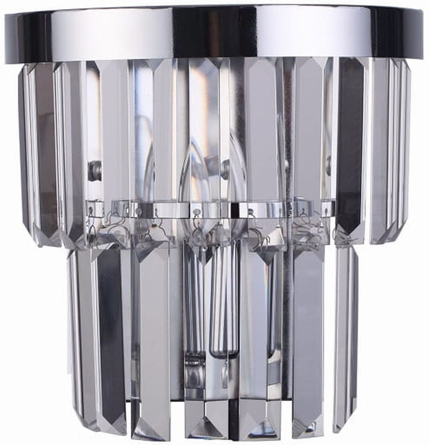 Light Prestige Vetro kinkiet 1x40W chrom/szkło przezroczyste LP-2910/1W