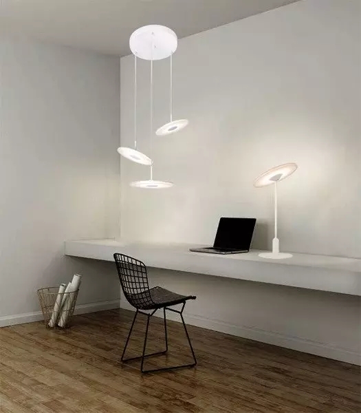 Altavola Design Vinyl T lampa stołowa 1x12W LED biały mat LA080/T