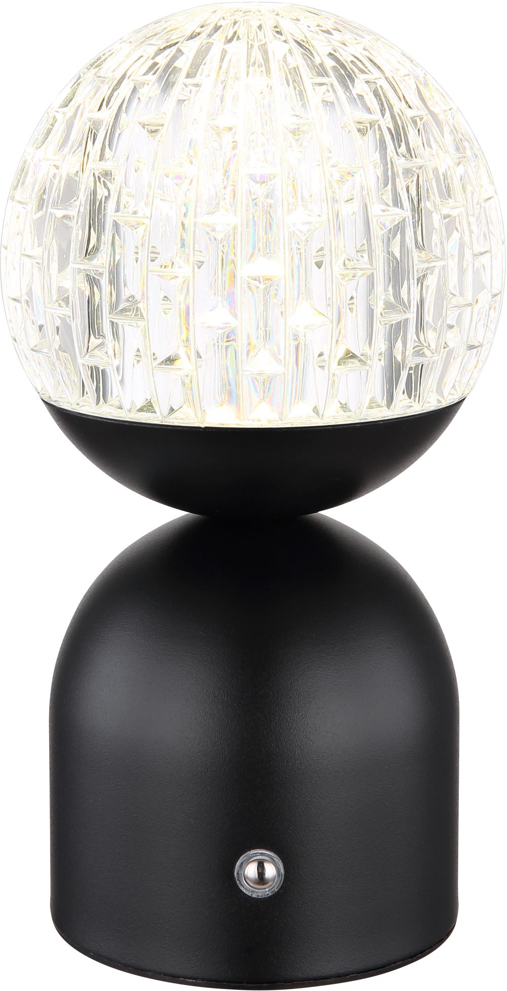 Globo Lighting Julsy lampa stołowa 1x2,5W LED czarny mat/przezroczysty 21007S