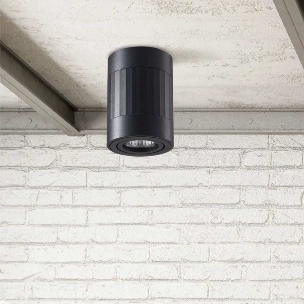 Goldlux Rubin lampa podsufitowa 1x10 W czarna 319852 - Wysyłka w 24h