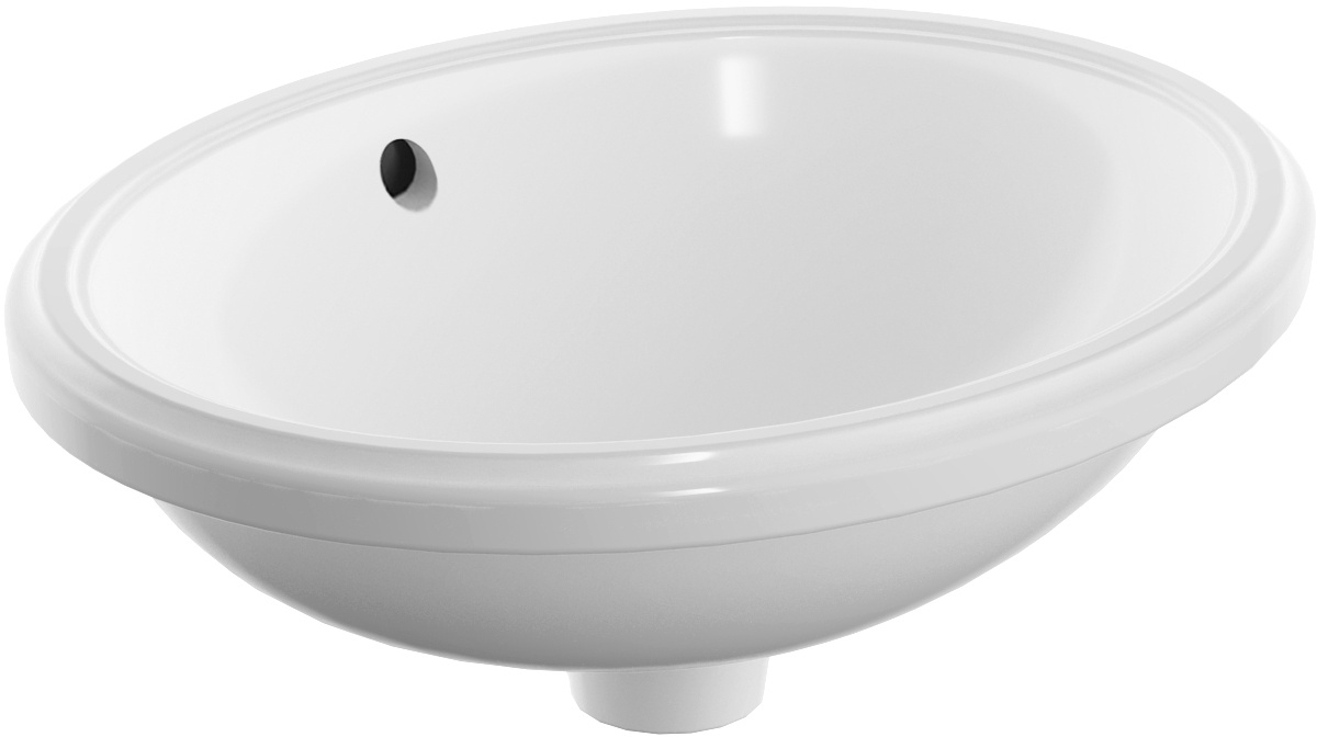 Geberit Variform umywalka 42x33 cm podblatowa owalna biała 500.748.01.2 - Wysyłka w 24h
