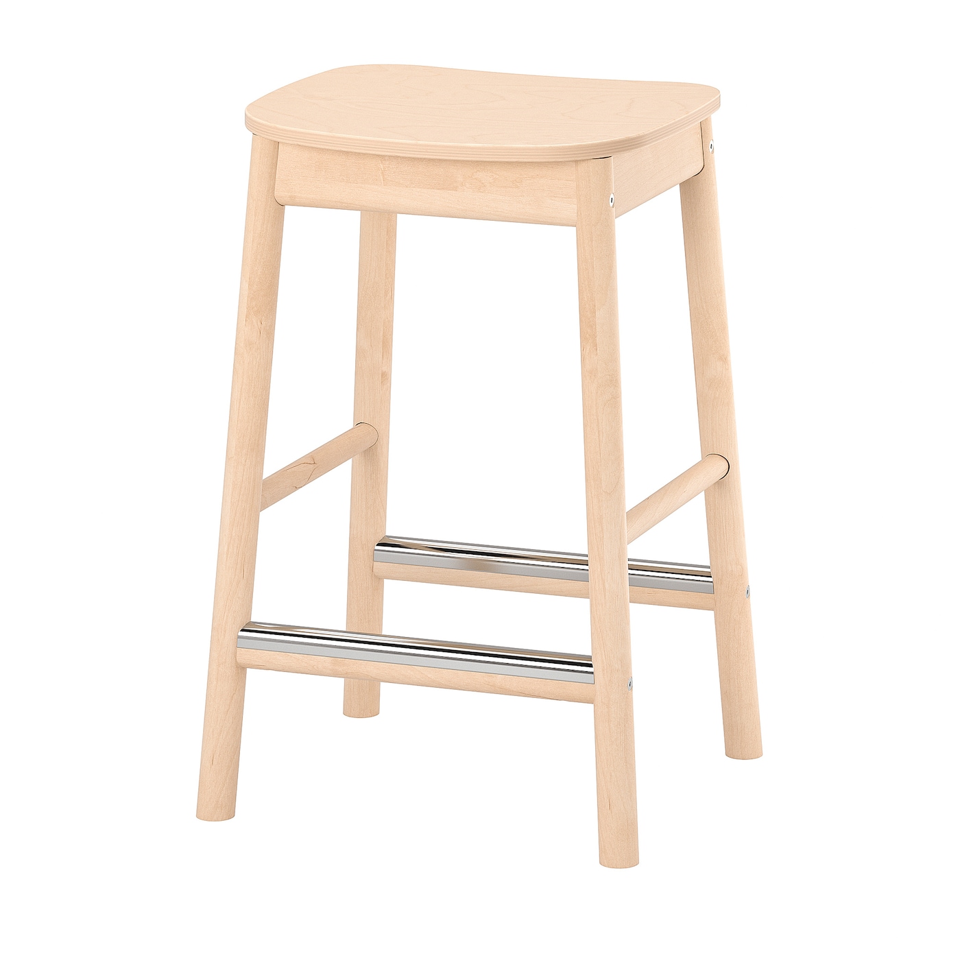 IKEA RÖNNINGE stołek barowy, brzoza, 63 cm