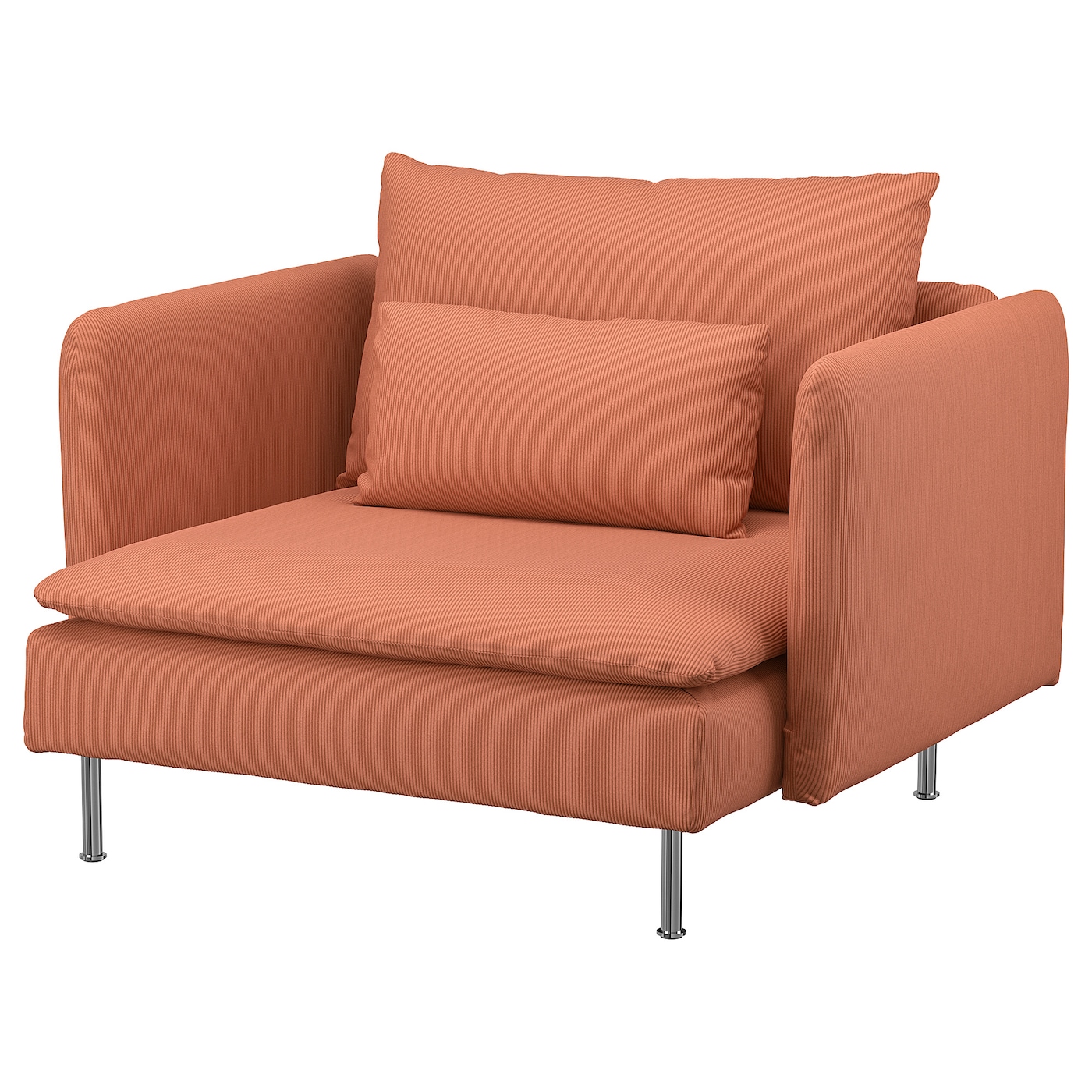 IKEA SÖDERHAMN fotel, Kelinge rdzawy, Szerokość: 105 cm