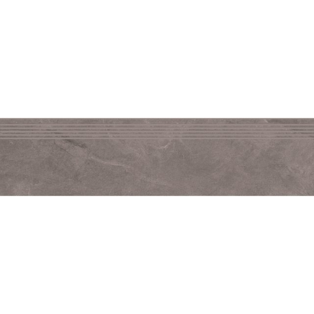 Gres szkliwiony stopnica MARENGO grey mat 29,8x119,8 gat. I