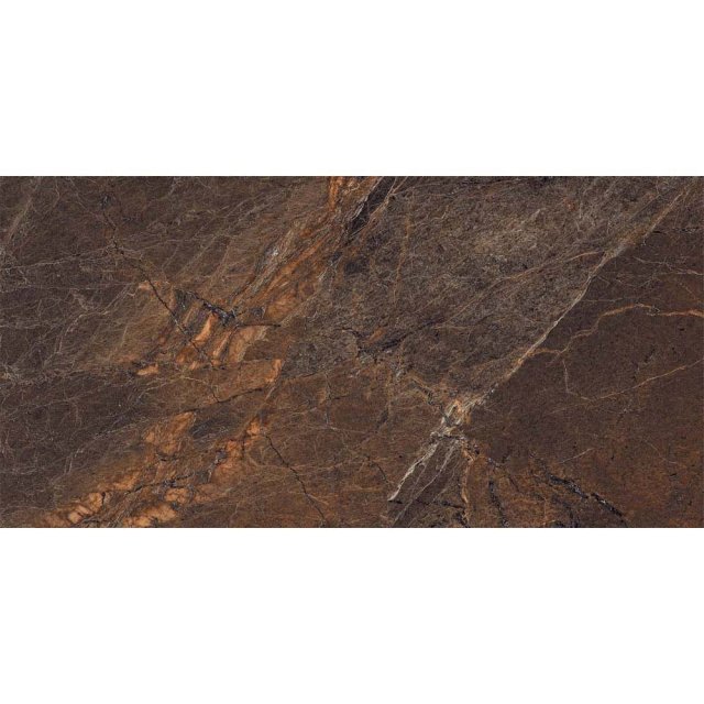 Gres szkliwiony CRACKSTONE brown high glossy 60x120 gat. I Cersanit