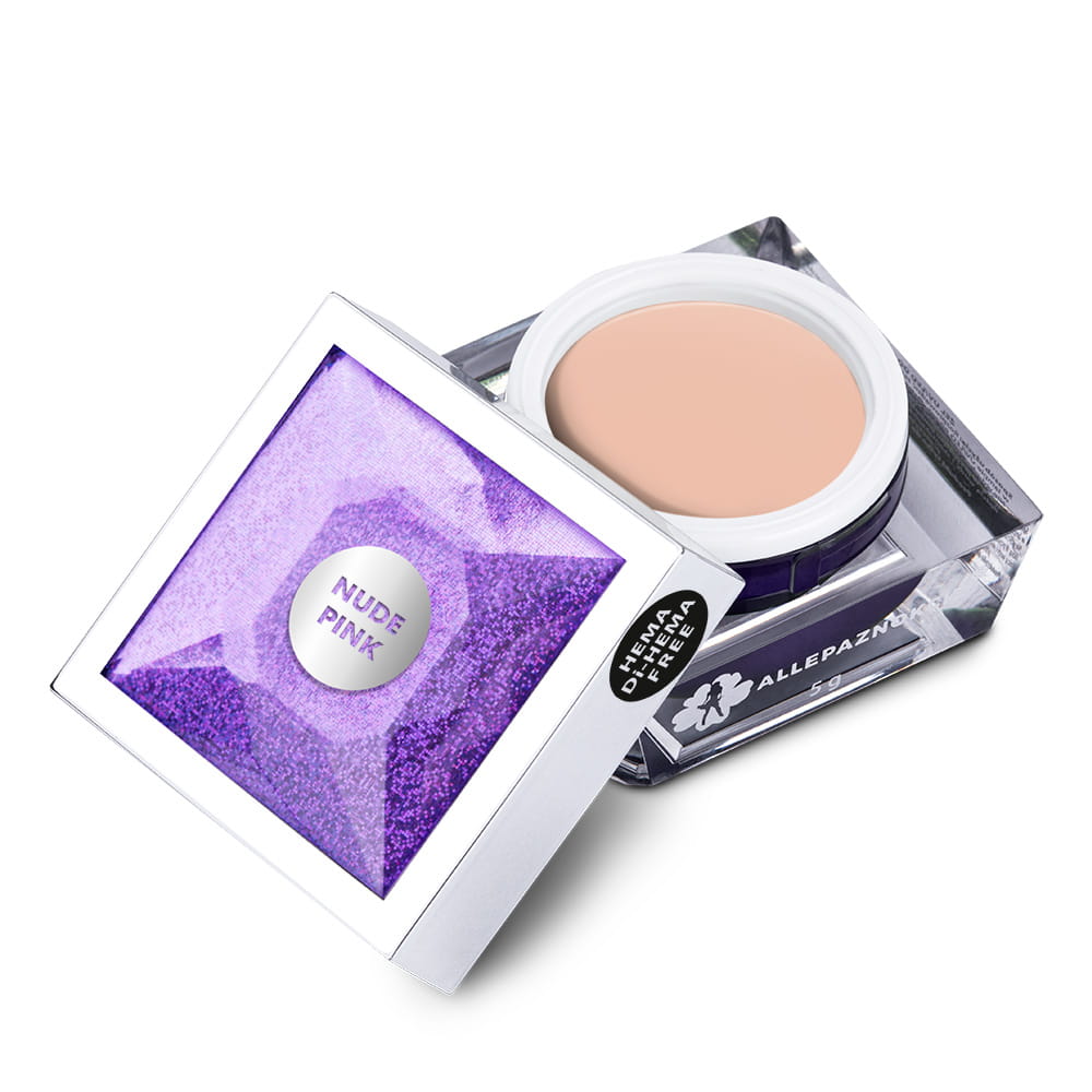 Żel do zdobień Artistic Gel paint gel ombre ornamenty Allepaznokcie Art Nude Pink Różowy French HEMA /Di-HEMA Free 5 g Nr 15