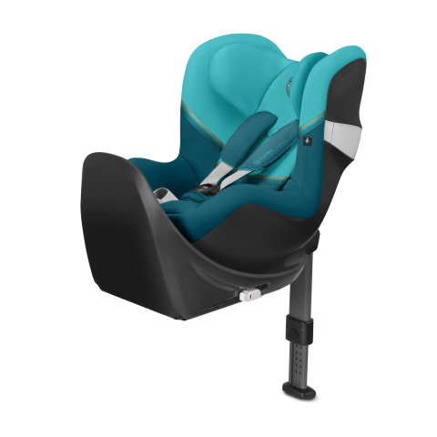 Cybex, Sirona M2 I-Size - fotelik samochodowy bez bazy od urodzenia do 105 cm, do ok. 4 lat-Manhattan Grey-River Blue