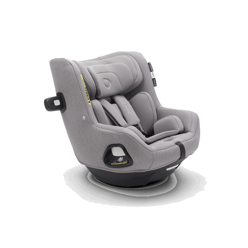 Bugaboo Owl by Nuna - fotelik samochodowy dla dzieci od 40 do 105 cm wzrostu, 0-18 kg-Grey