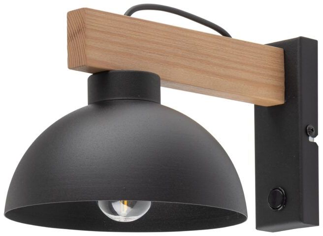 Darmowa Dostawa - Kinkiet 1x15 W brązowy TK Lighting Oslo 4961
