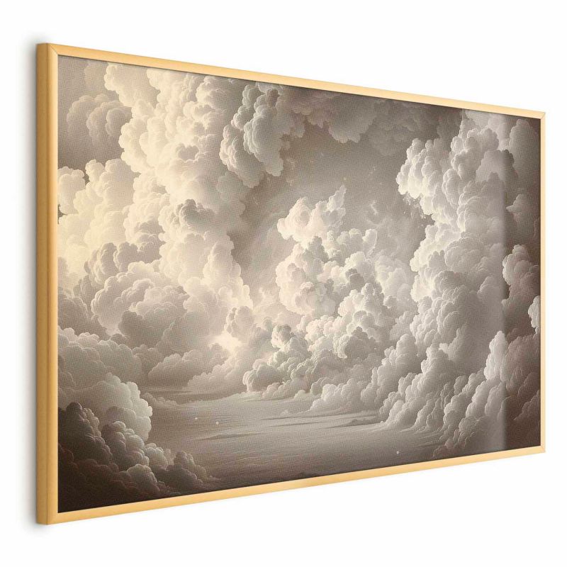 Plakat Artgeist Miękka gra światła 90x60 cm z ramą złotą 1 szt