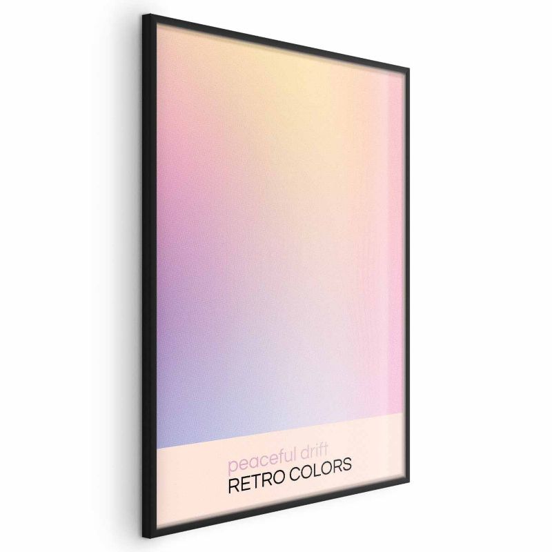 Plakat Artgeist Peaceful Drift 60x90 cm z ramą czarną 1 szt