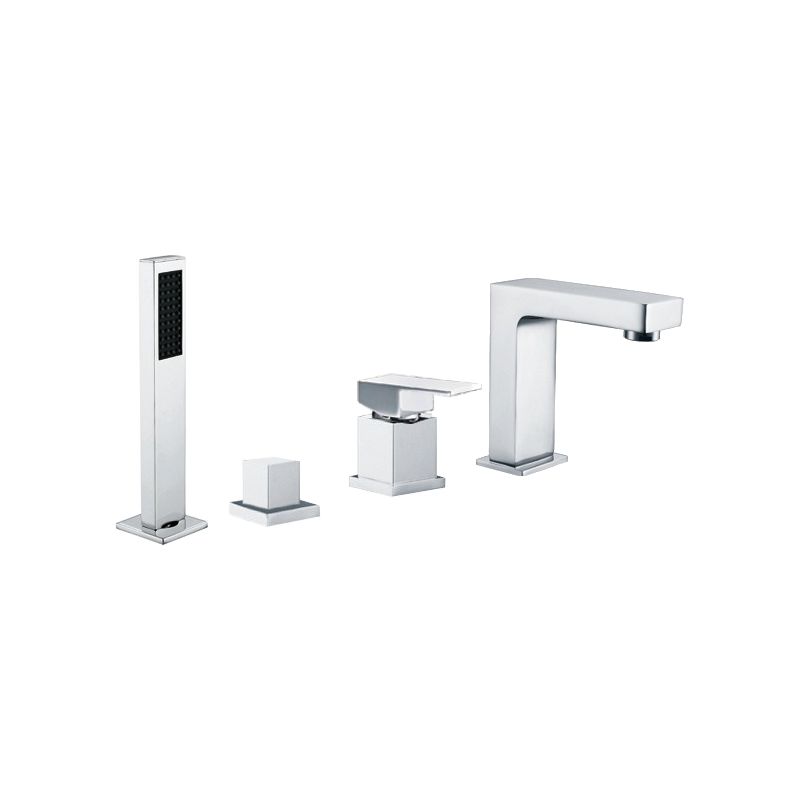 Bateria wannowa Mexen Cube chrom 1 szt.