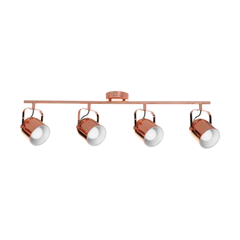 Lampa Sufitowa SPOT Light 4xE27 Max.60W Subtelna Miedź w Nowoczesnym Stylu, Polski Producent, 1 szt.