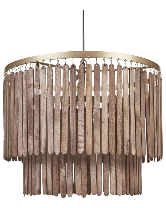 Lampa wisząca Kaveri Drewno Ciemne drewno 1 szt.