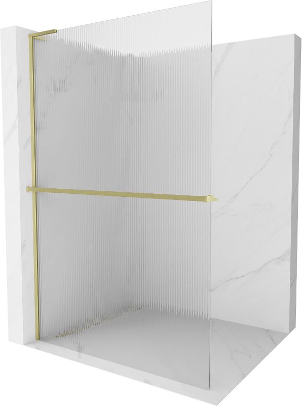Ścianka prysznicowa Mexen Kioto+ L złota 120x200 cm 800-120-123-55-091 szt.