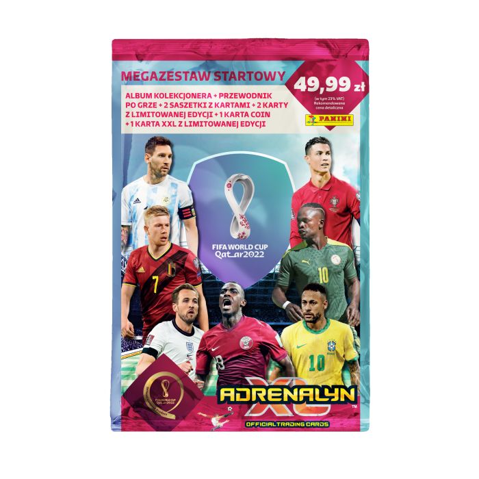 PANINI Megazestaw Startowy FIFA World Cup Katar 2022 Adrenalyn XL